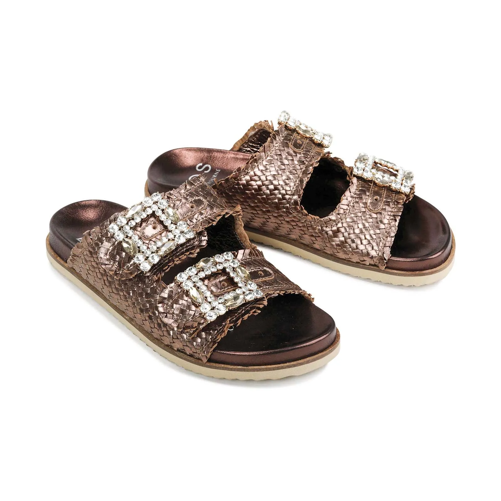 ADINAH LEATHER SANDALS