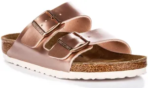 Birkenstock Arizona Kids Bs In Copper For Kids