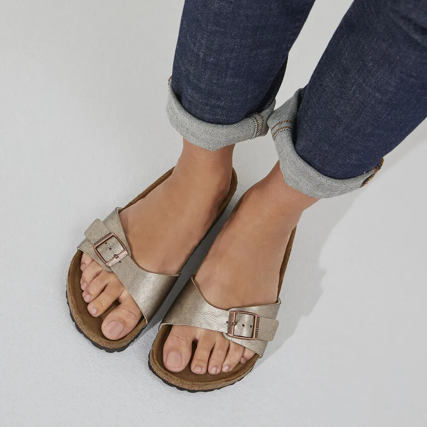 Birkenstock Madrid Birko-Flor Graceful Taupe Sandals