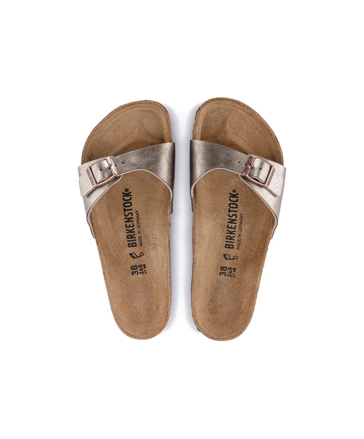 Birkenstock Madrid Birko-Flor Graceful Taupe Sandals