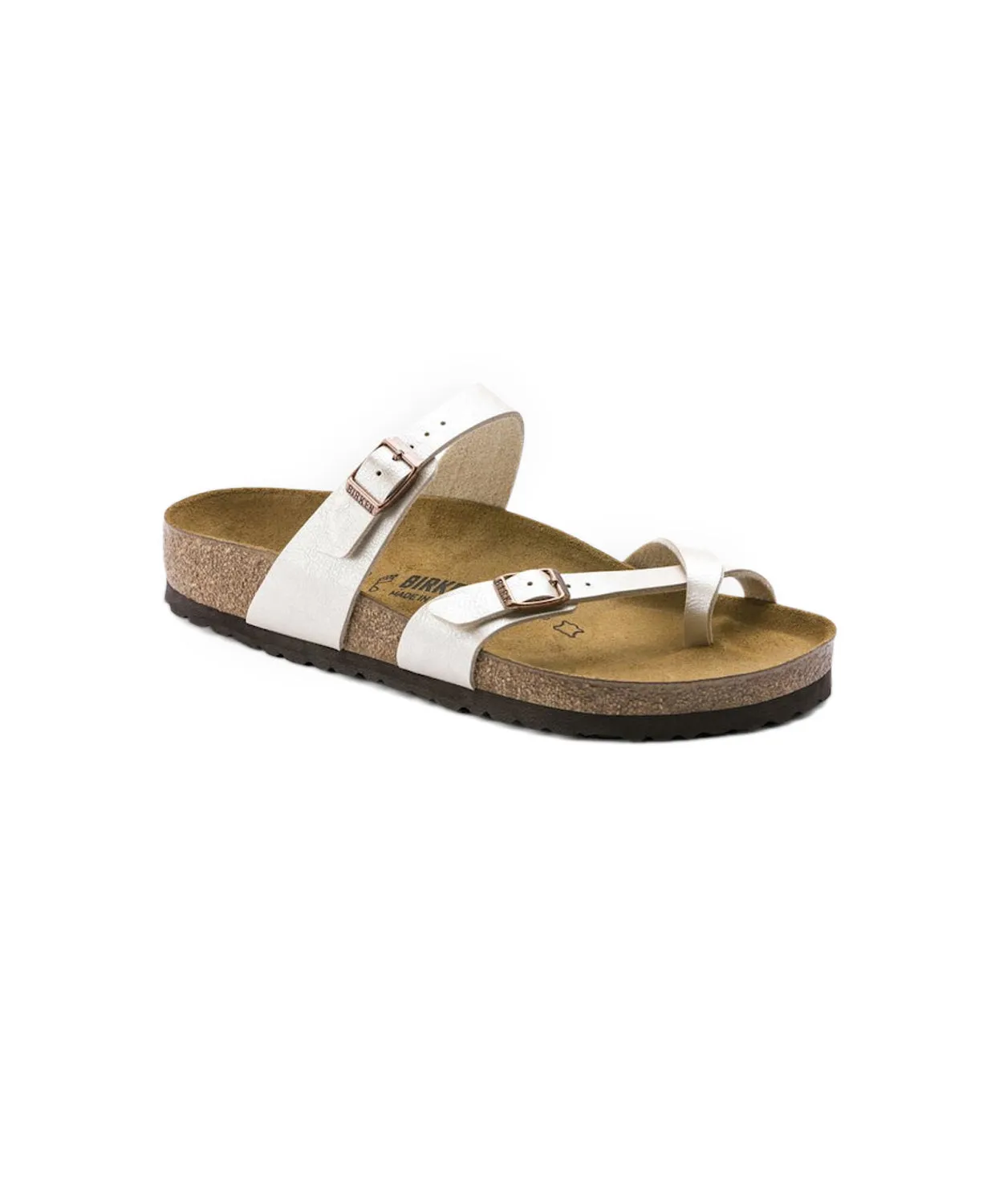 Birkenstock Mayari Birko-Flor Graceful Pearl White Sandals