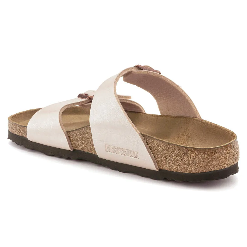 Birkenstock Sydney Birko-Flor Graceful Pearl White Women's Regular