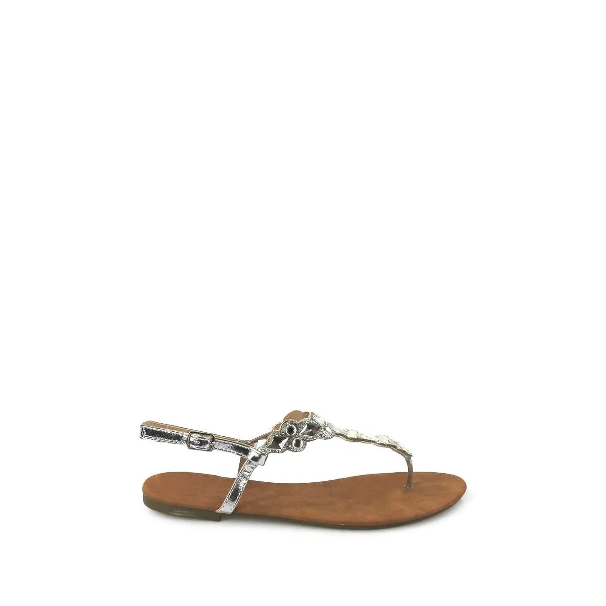 BROOK Toe Post With Gemstones Sandal