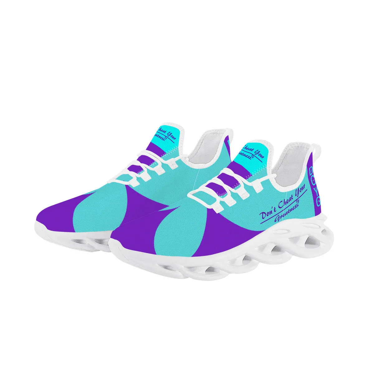 DCYG Purple & Turquois 2nd Edition B Flex Control Sneaker - White