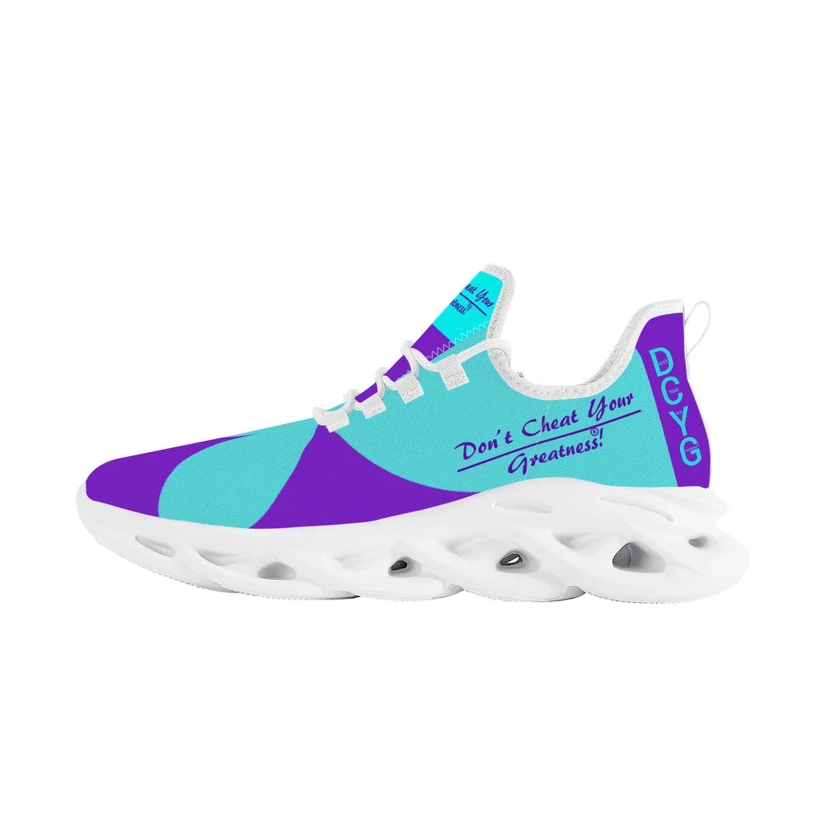 DCYG Purple & Turquois 2nd Edition B Flex Control Sneaker - White