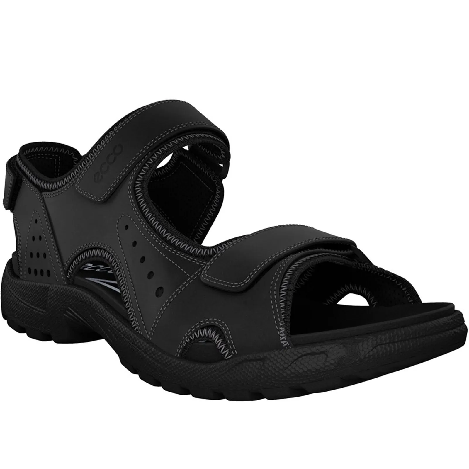 ECCO Mens Onroads Leather Walking Sandals