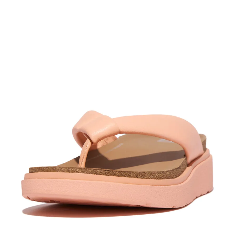 Fitflop Gen-FF Padded-Strap Leather Toe Post Blushy