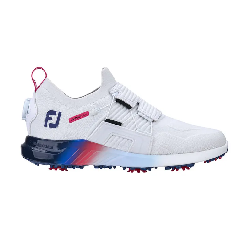 FOOTJOY Sea Change Hyperflex BOA Men's Spiked Shoes (White/Multi Colour)