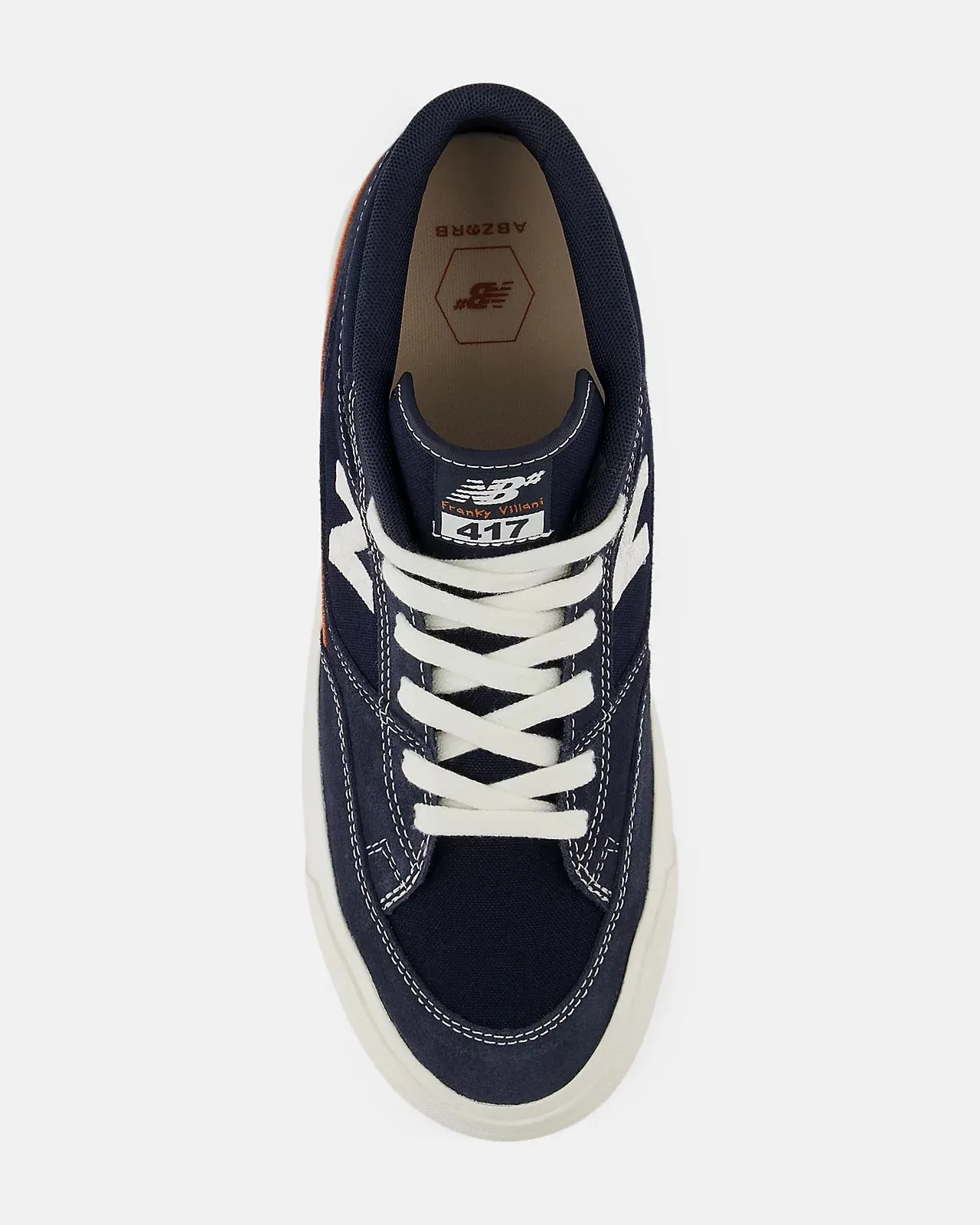 Franky Villani 417 Signature Shoes in Navy & Orange