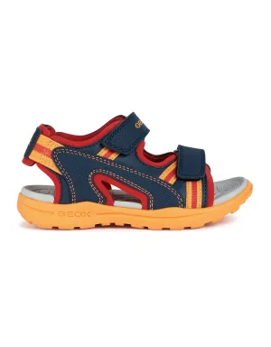 Geox Vaniett Open Toe Sandals Blue Orange