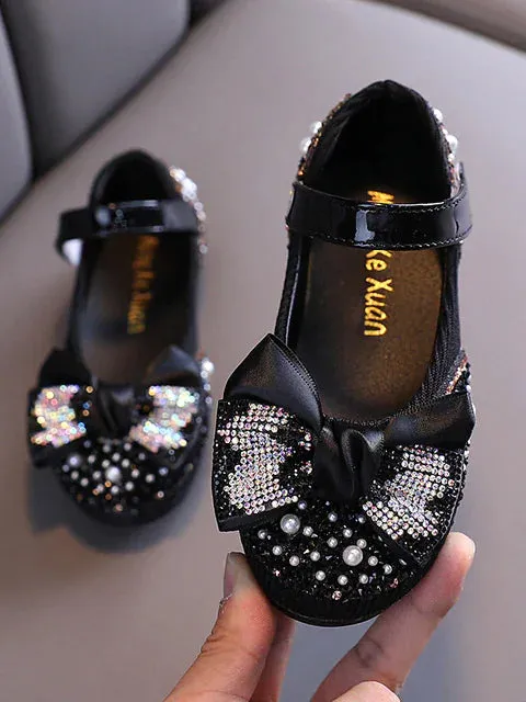 Glitter Bow Shoes