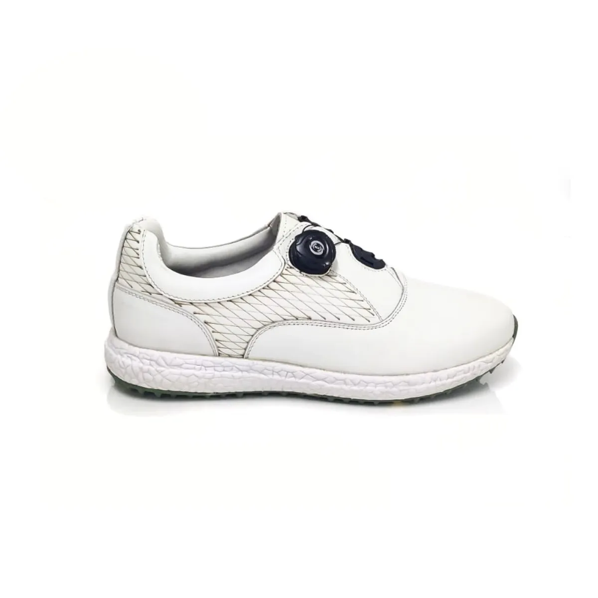 GolfBasic Classic White Spikeless Golf Shoes