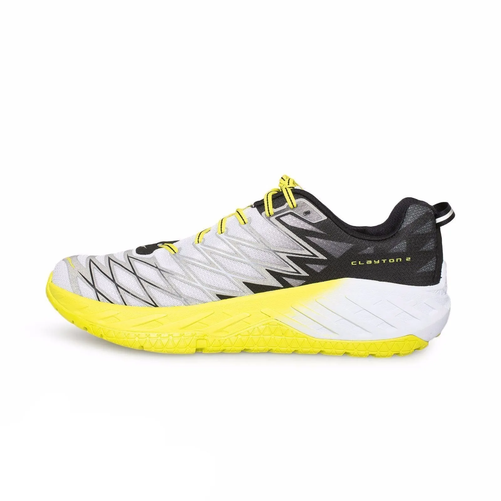 Hoka Clayton 2 Black / White / Citrus Running Shoes