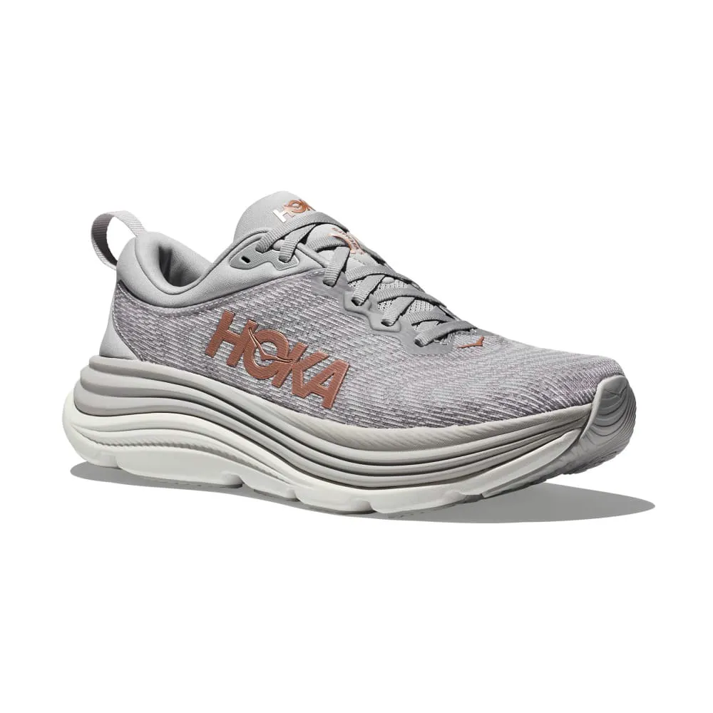 Hoka Gaviota 5 Harbor Mist/Rose Gold Running Shoe (Women's)