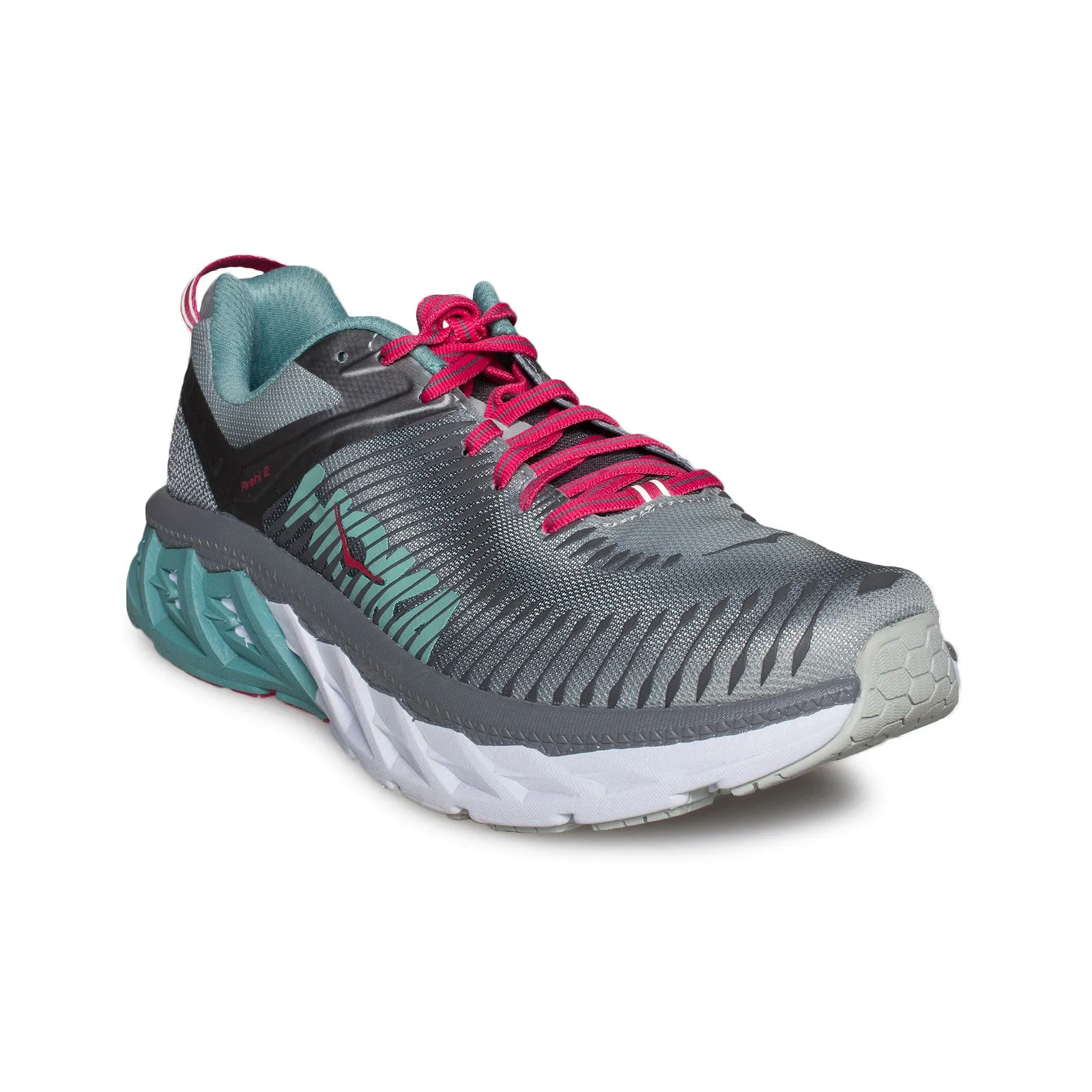 Hoka One One Arahi 2 Steel / Grey Metal Running Shoes - Women's