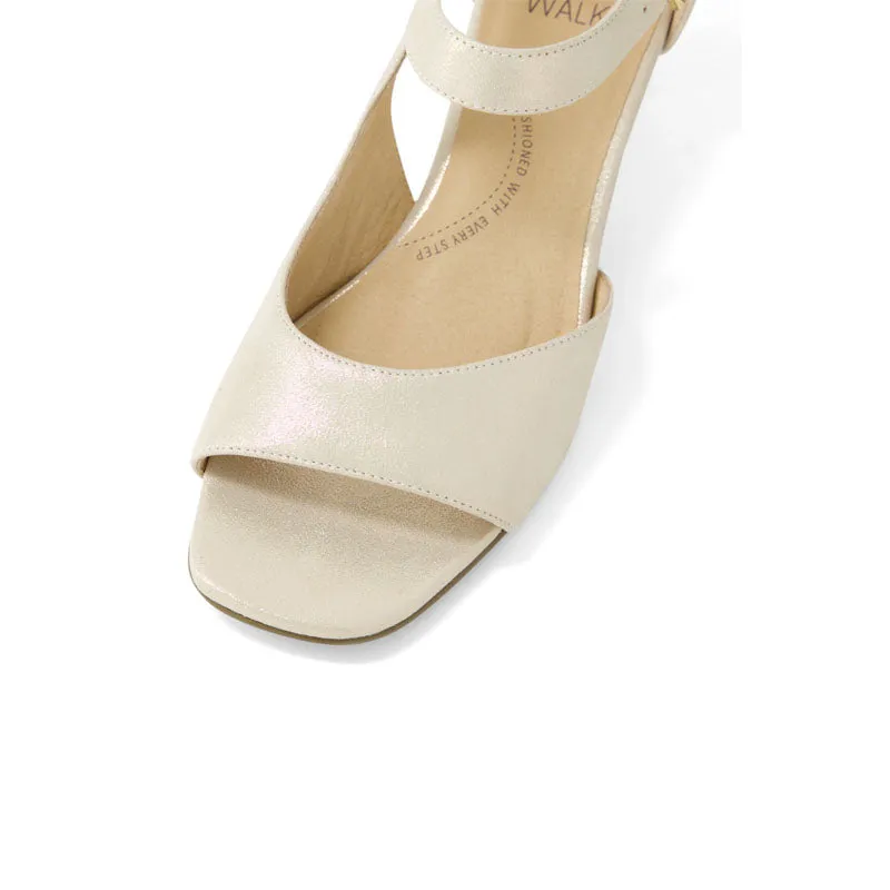 IRUNN XW - PALE GOLD SHIMMER LEATHER FS