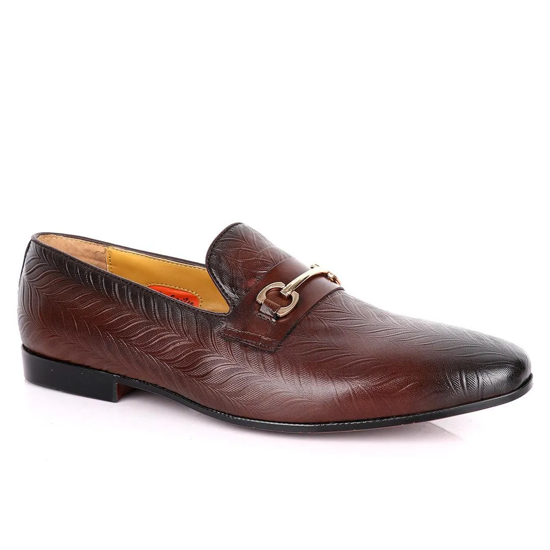 John Foster Chain Well Patterned Slick Men's Shoes