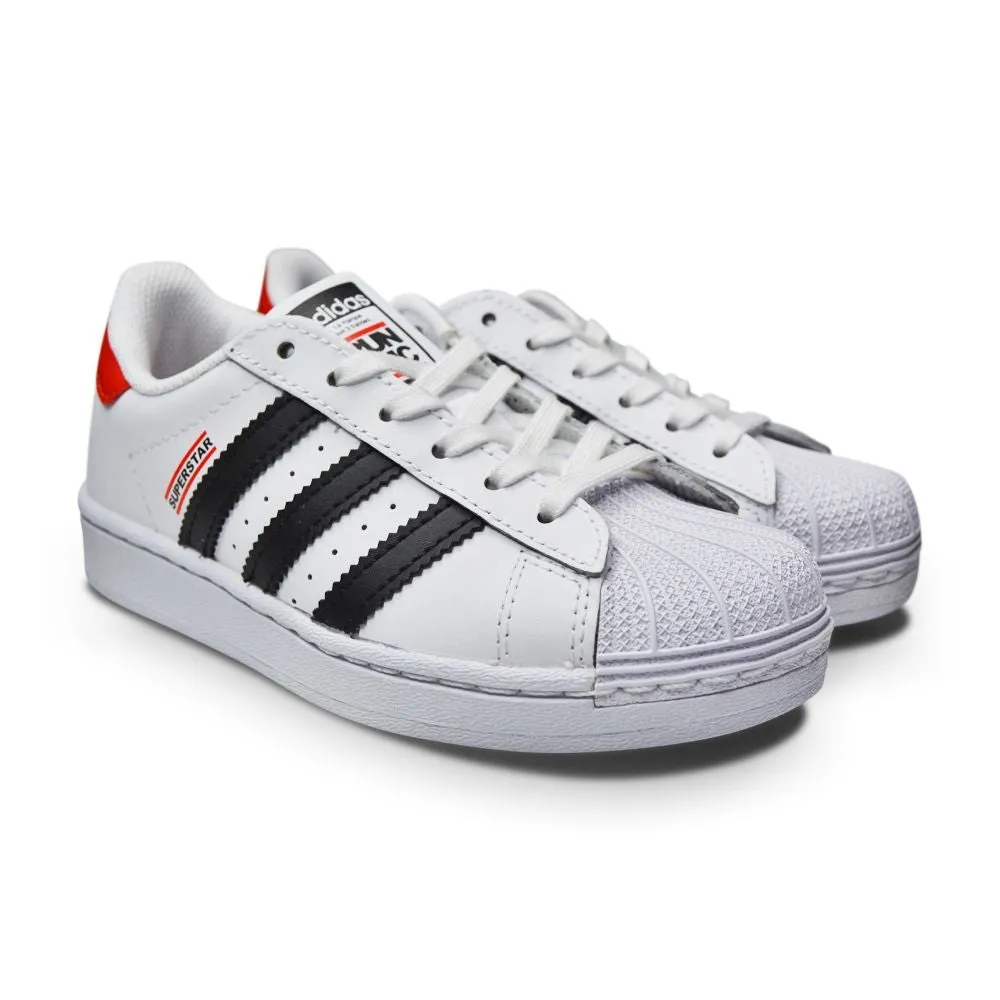 Kids Adidas Superstar C - FY4062 - White White Hirere