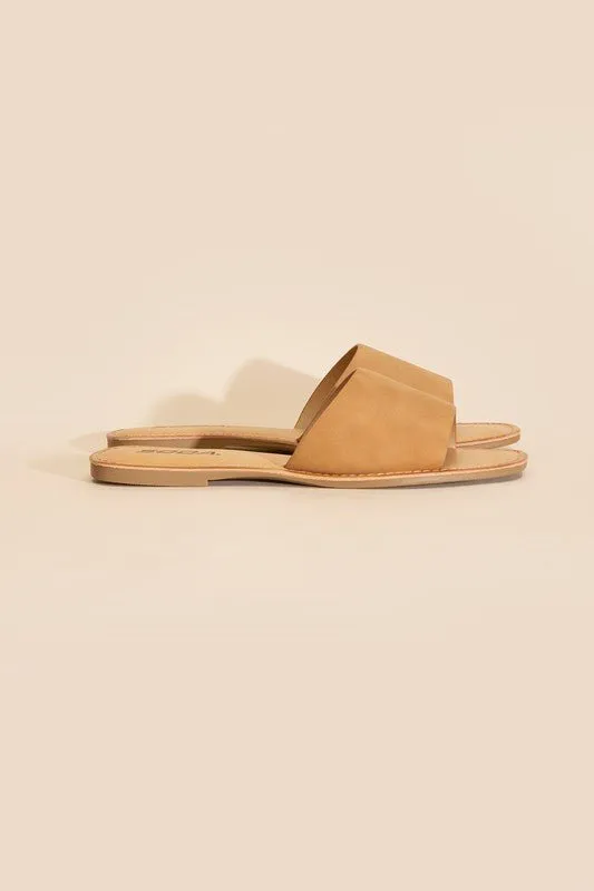 Lena Flat Slide Sandals