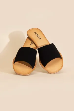 Lena Flat Slide Sandals