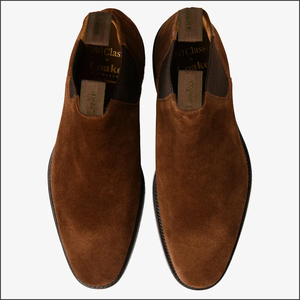 Loake Emsworth Polo Suede Rubber Sole F Fit--