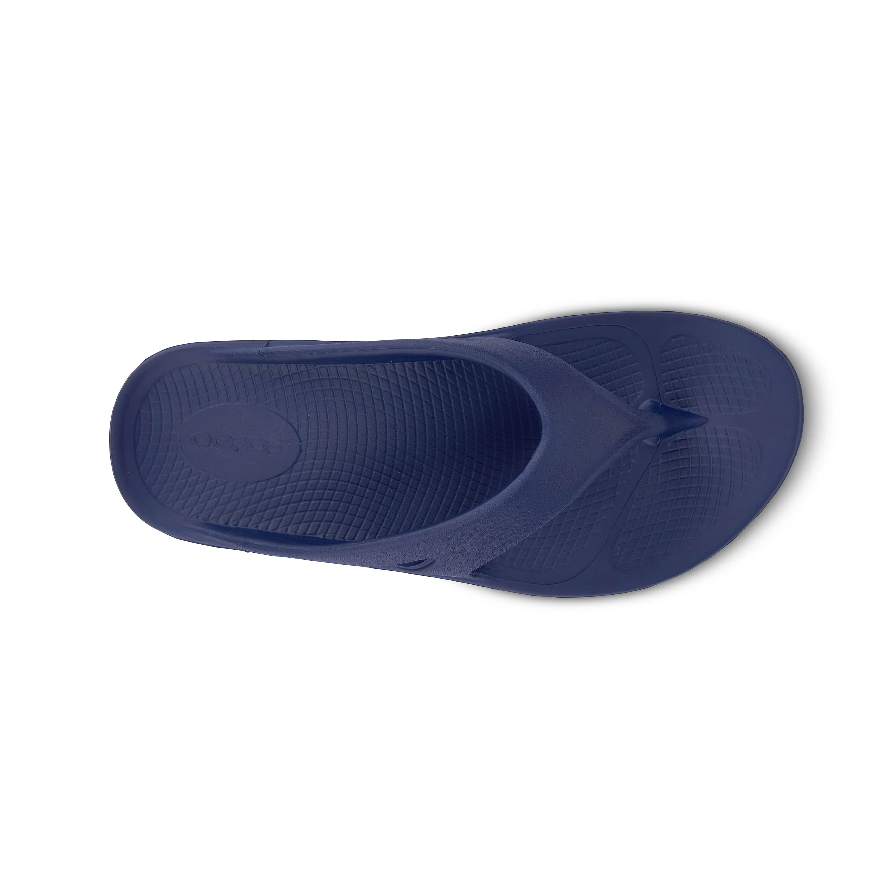 Men's Oofos OOriginal Thong Color: Navy