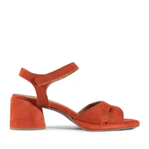 Olivia Rust Suede