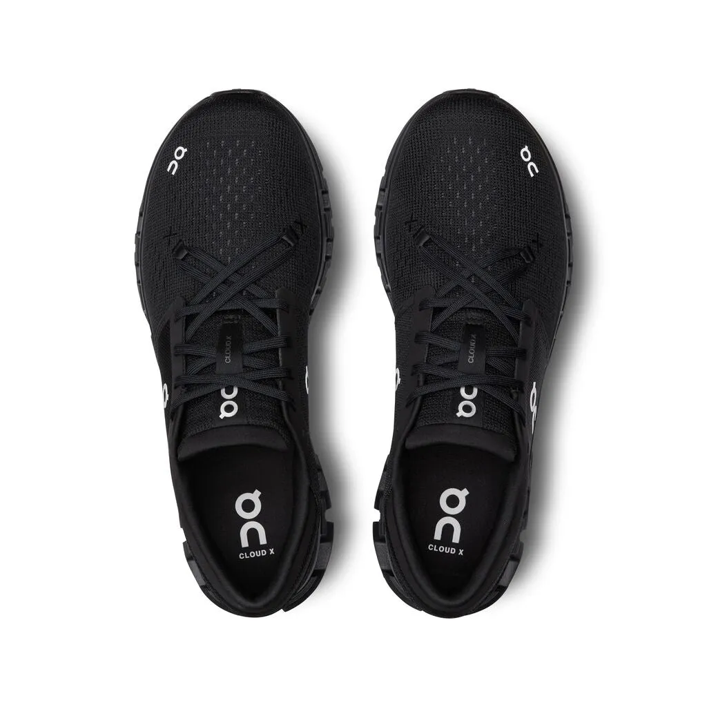 On Running Cloud X 4 (Mens) Black/Eclipse