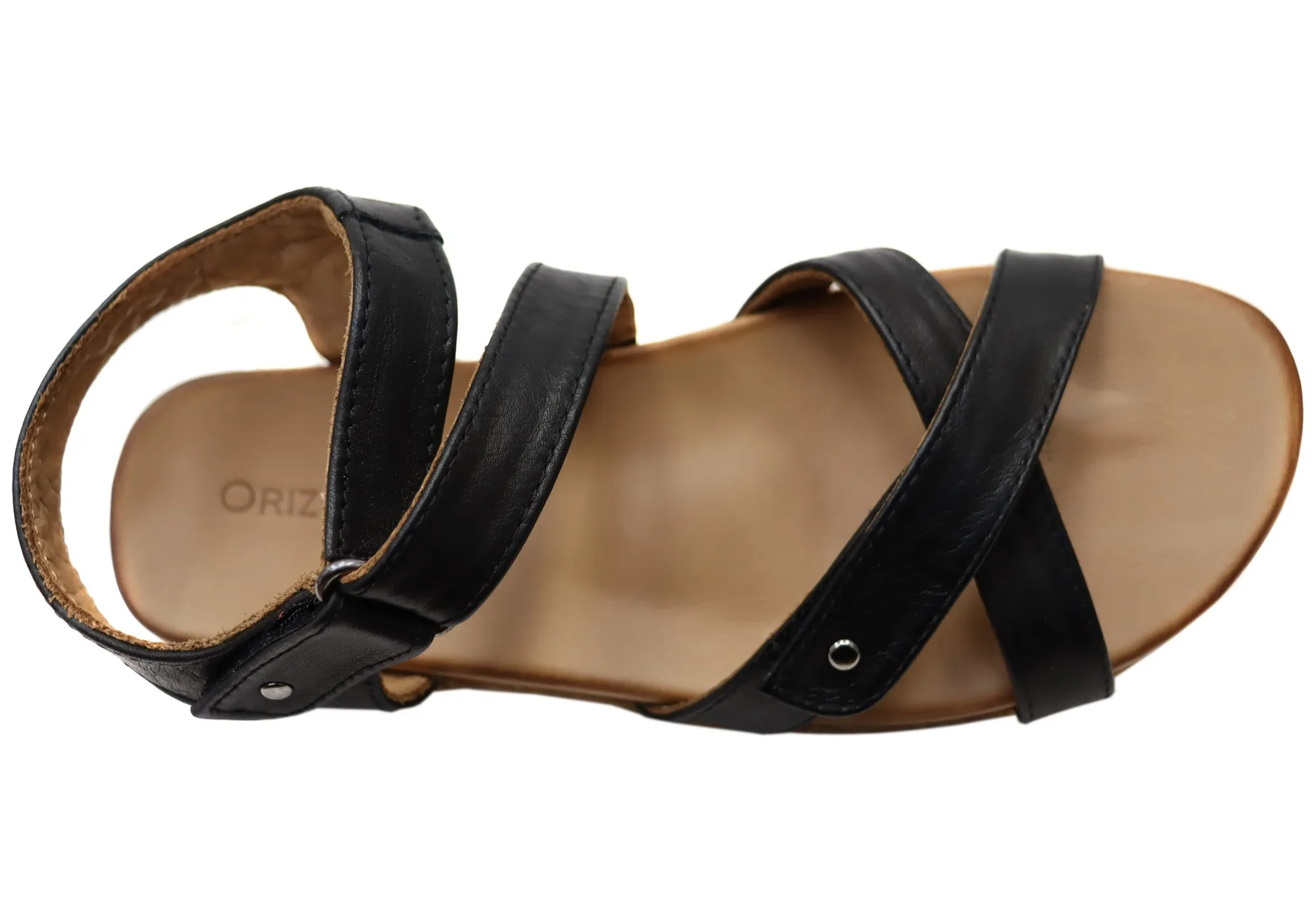 Orizonte Orbost Womens Comfortable European Leather Sandals