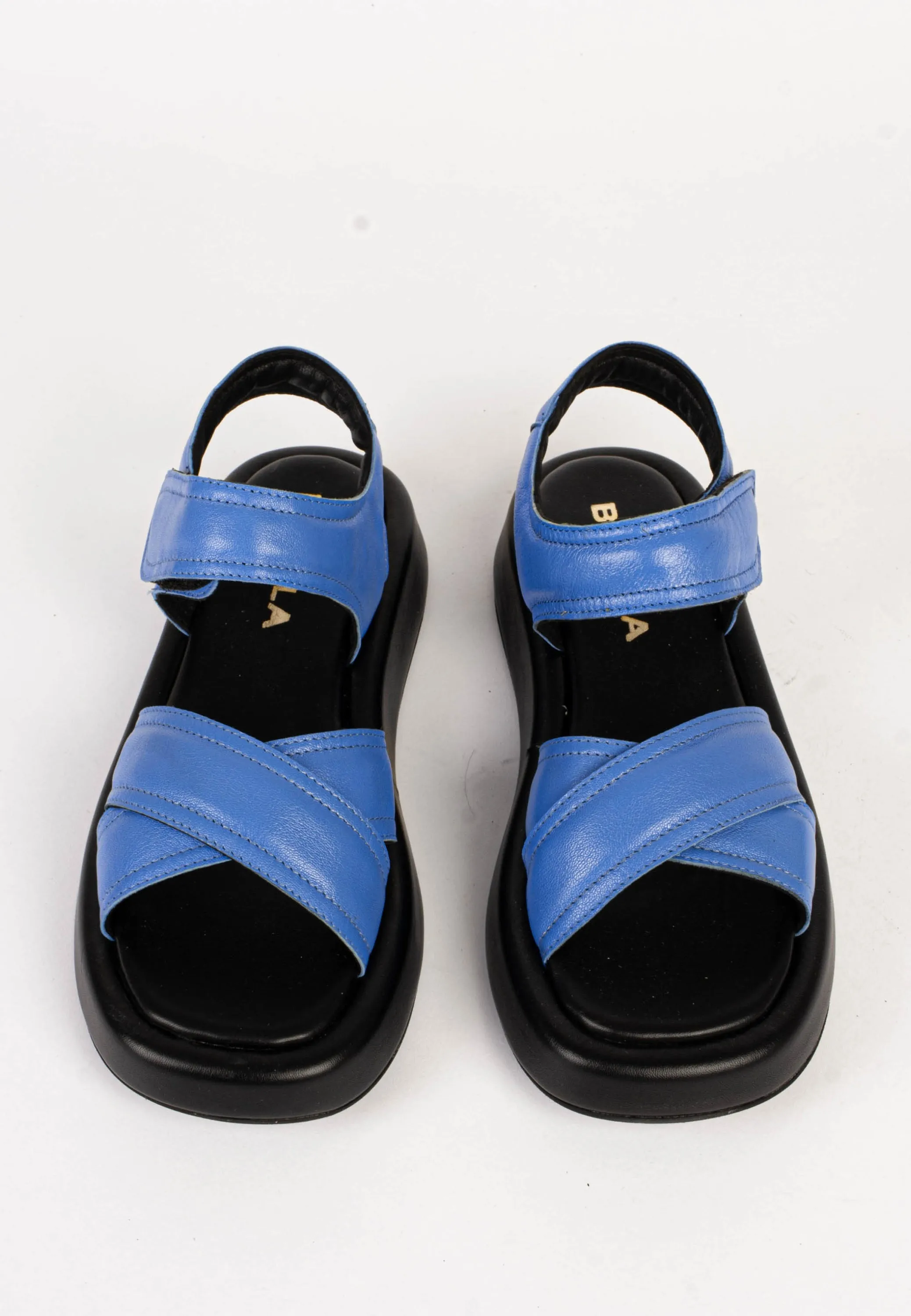 Pearl Blue Chunky Sandals