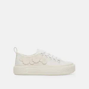 ROBBIN SNEAKERS WHITE CANVAS