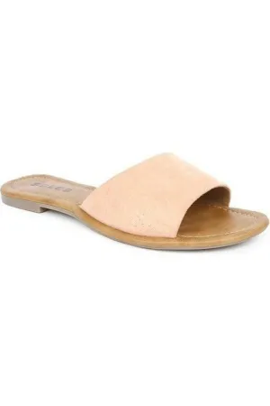 SOLES Chic Pink Flat Sandals - Vibrant Summer Style