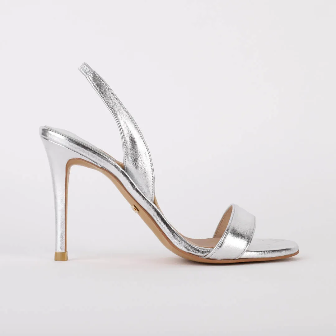 *UK size 2.5 - MADRID METALLIC- gold , 7cm heels