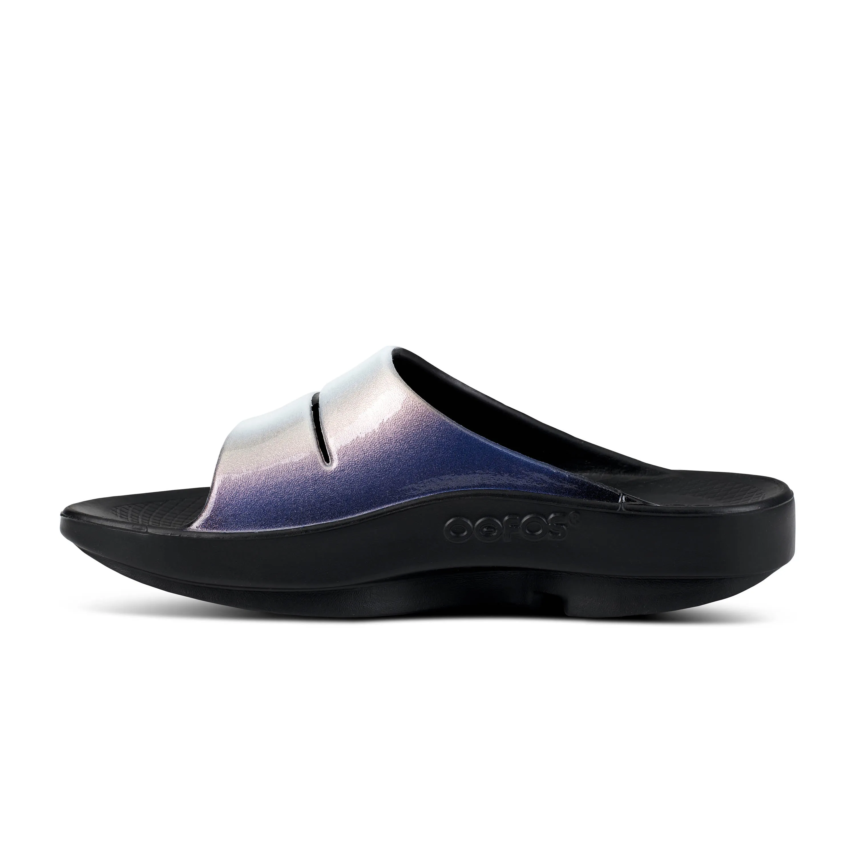 Women's Oofos OOahh Luxe Slide Color: Calypso