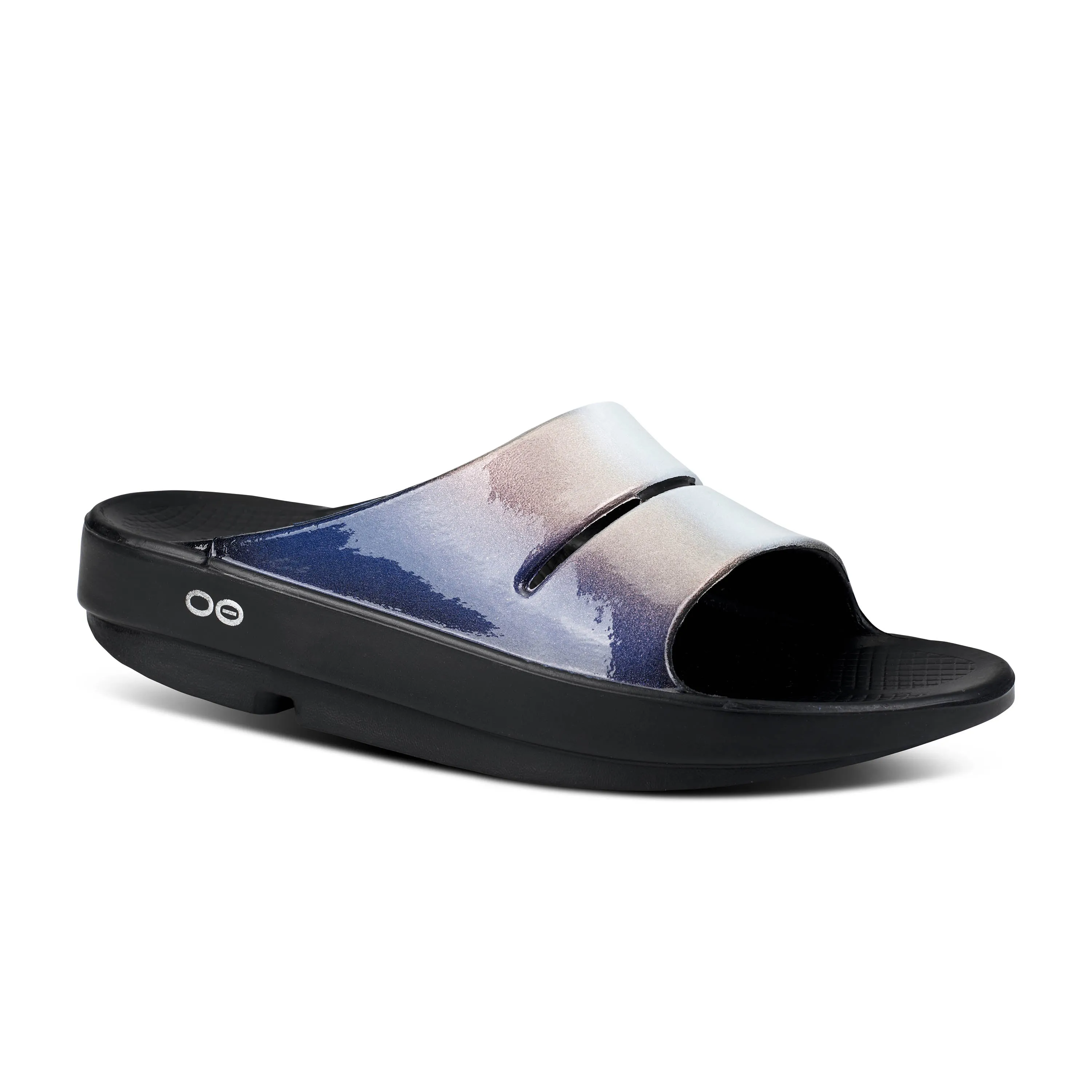 Women's Oofos OOahh Luxe Slide Color: Calypso