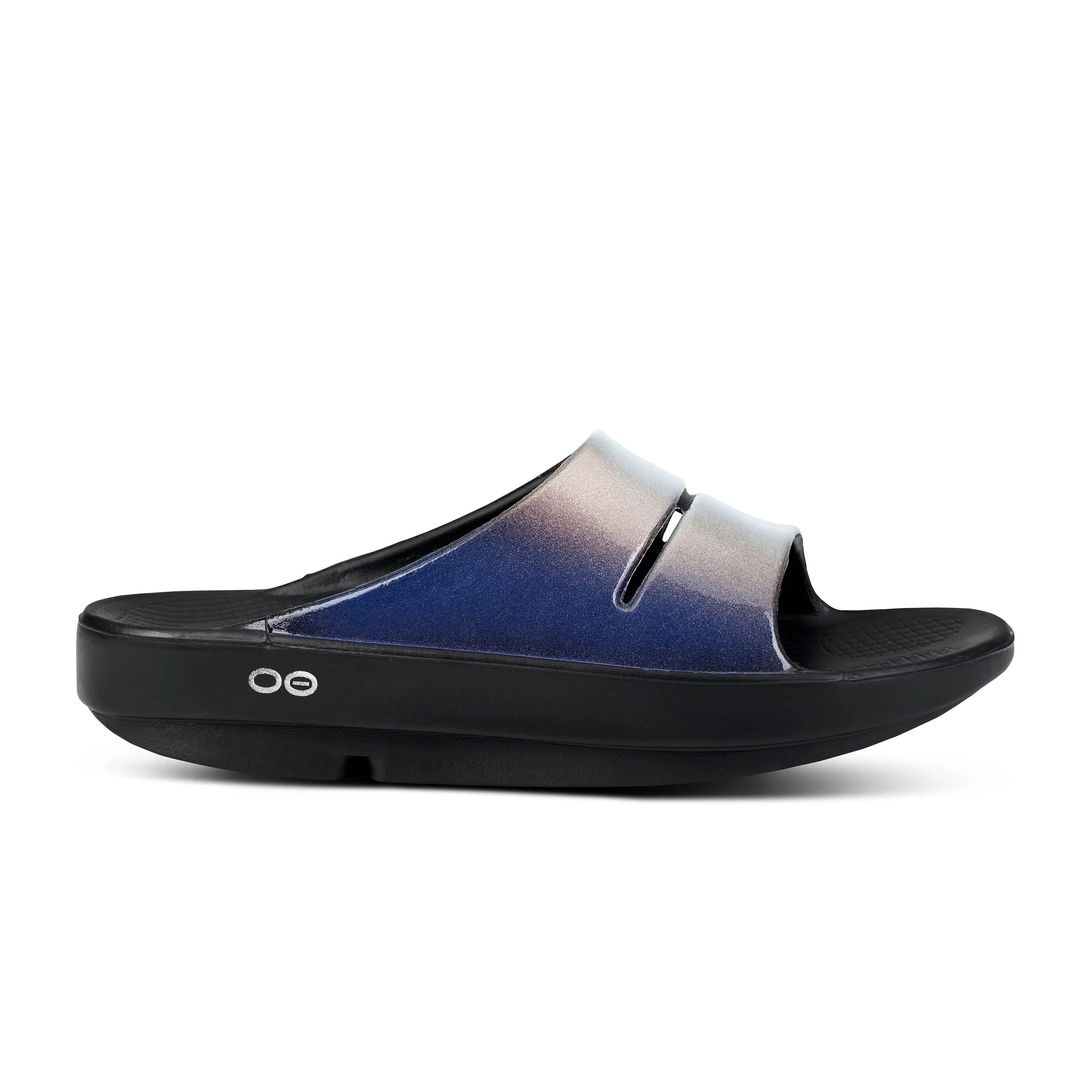 Women's Oofos OOahh Luxe Slide Color: Calypso